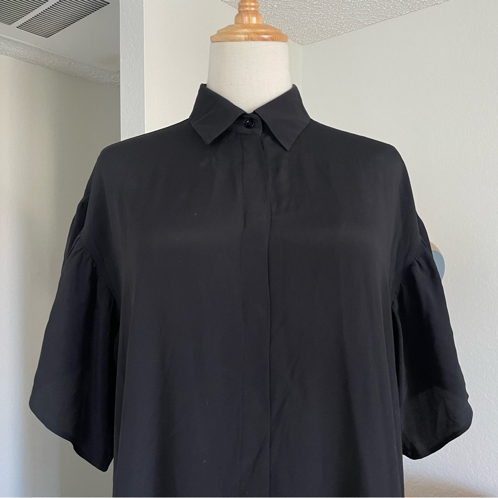 Marella Silk Blend Collar Buttoned Lightweight Mi… - image 5